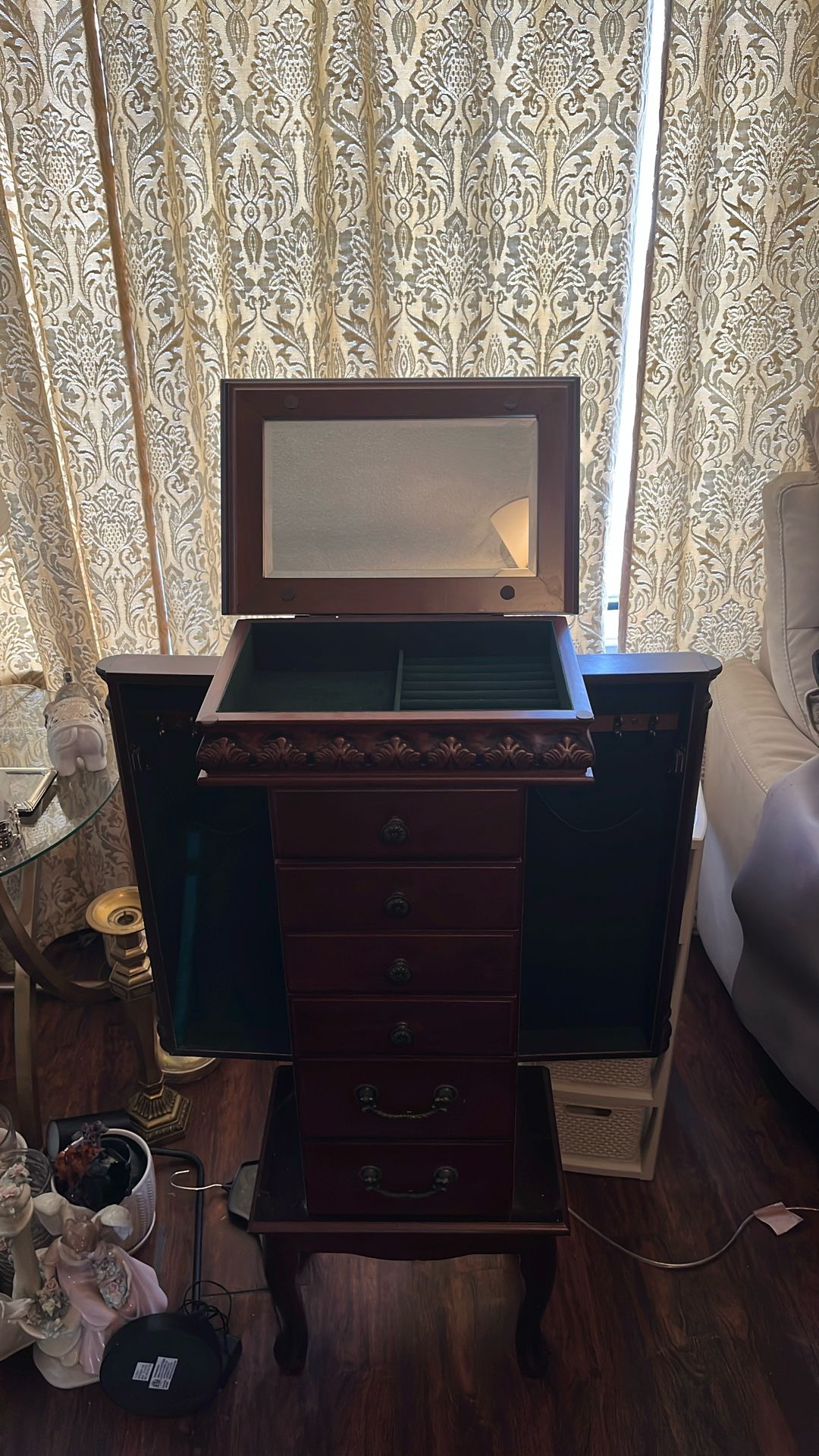 Wooden Jewelry Box/ Storage