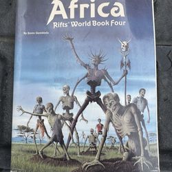 Rifts World Book 4 Four AFRICA Siembieda, Kevin Rifts  -- Palladium Books