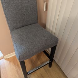 IKEA Counter Height Stool (Black Legs)