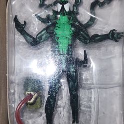 Marvel Legends Spiderman Venom Symbiote Lasher Reptile Baf