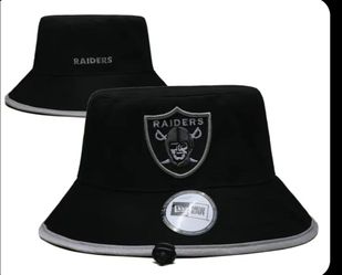 Raiders black bucket caps