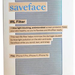 iPhone Glass Screen Protector -Blue Light Blocking. IRL Screen Filter