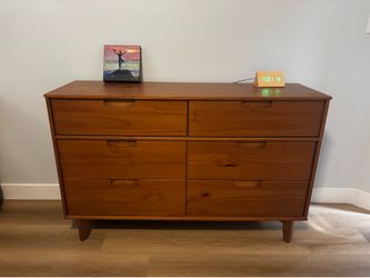 Solid wood dresser