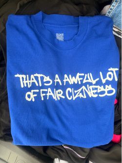 That's A Awful Lot Of Fair Clzness Graphic Tee - Royal Blue XL