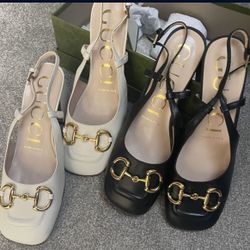 2 GG WOMEN'S MID-HEEL SLINGBACK WITH HORSEBIT 