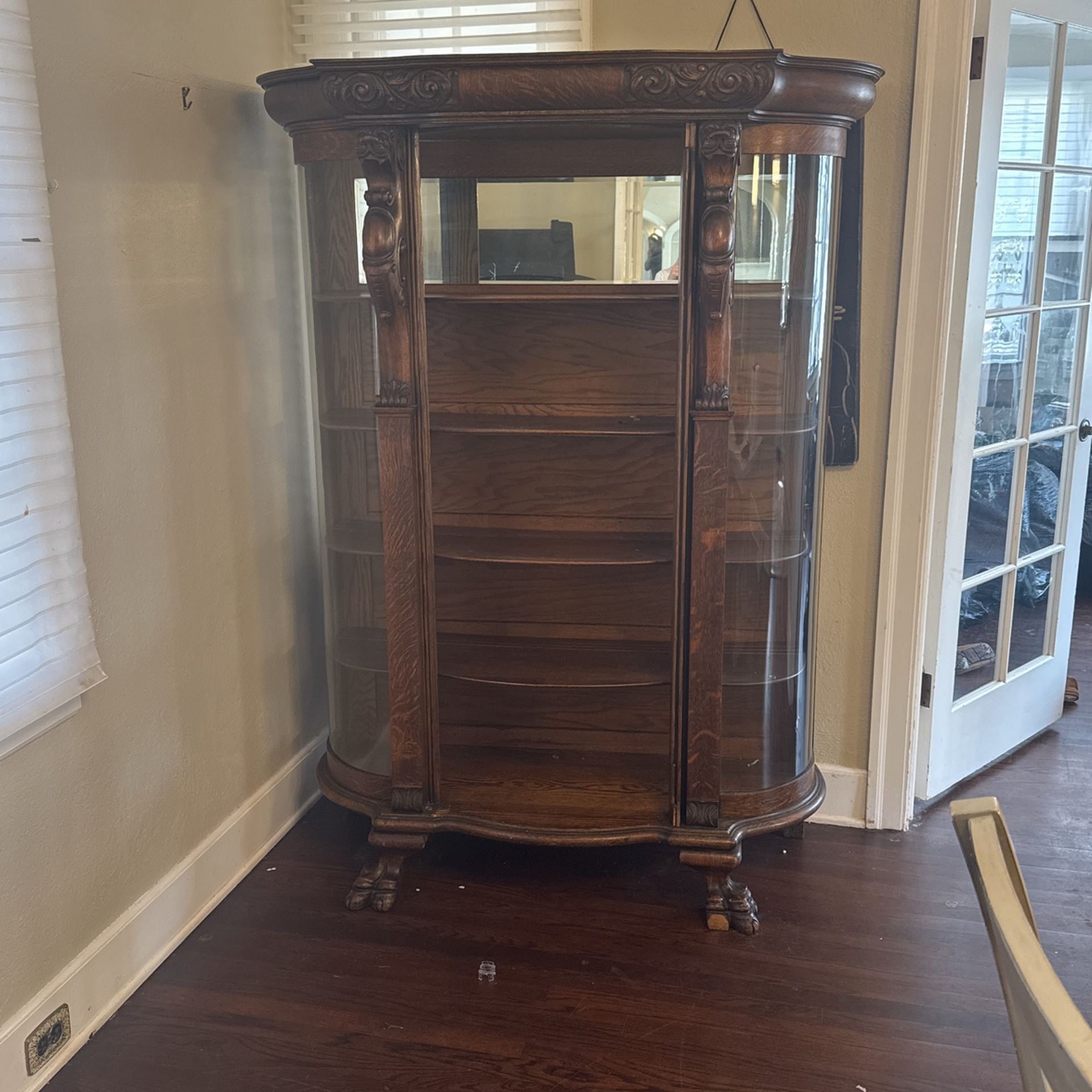 19th Century Oak Bar & Curio