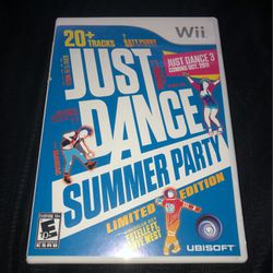 Just Dance Summer Party Nintendo Wii Video Game 