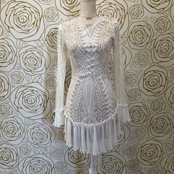 NWT Saints & Secrets made in heaven white dress