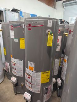 New Water Heater Rheem Performance Platinum