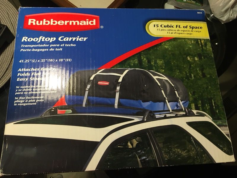 Rubbermaid rooftop carrier