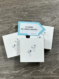 Apple AirPods Pro 2 Bluetooth Earbuds NEW - 90 Days Warranty - Payment Plan Available ONLY $1 DOWN