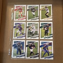 NICE ! Great Value ! 2021 Donruss Football Card Lot #5 With Stars Derek Carr And Josh Jacobs Entire Lot For Only $1 Firm 