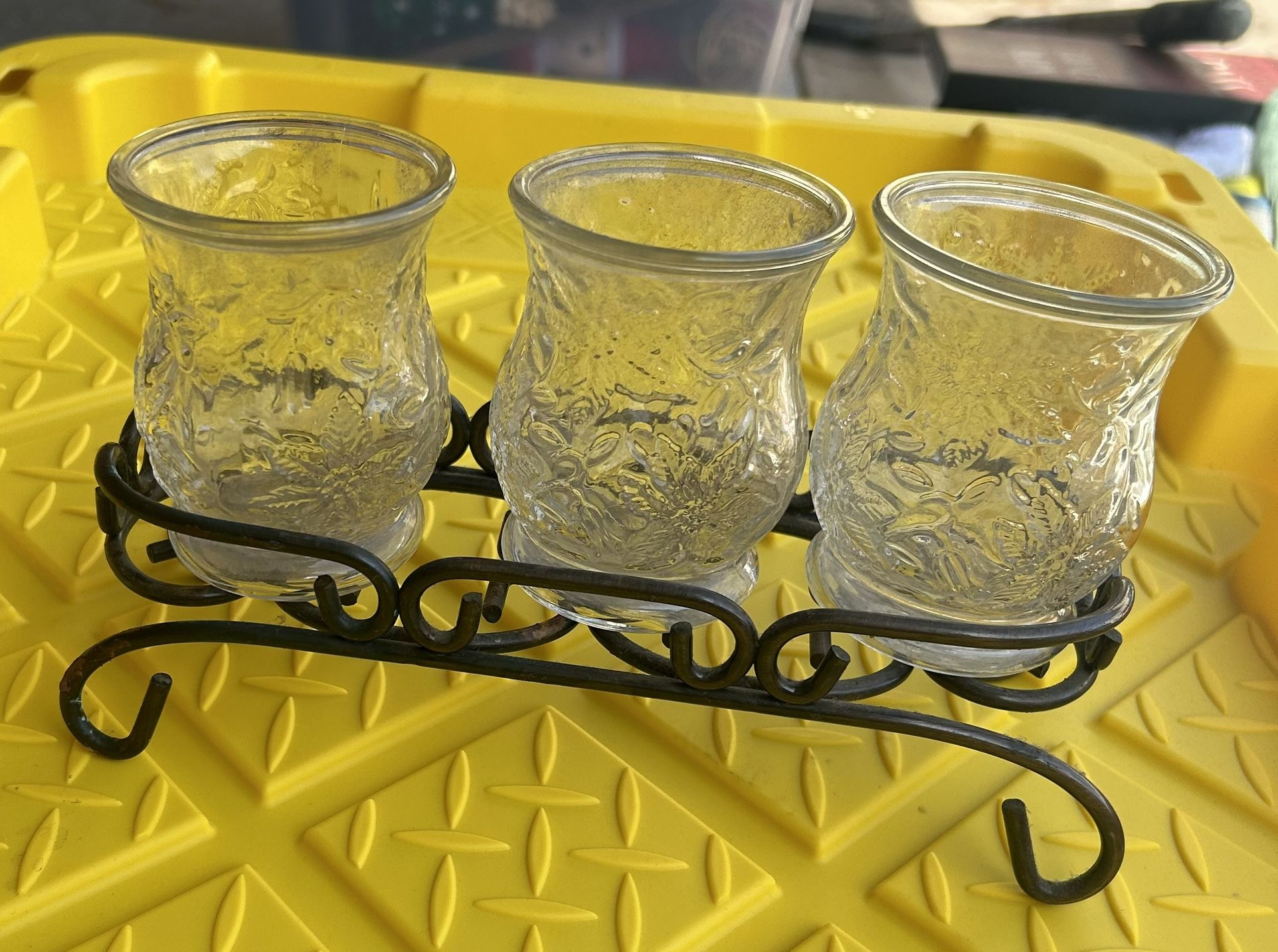 Princess House Candle Holders 