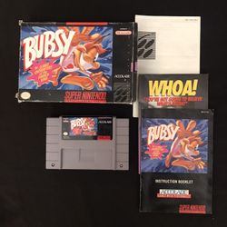 Super Nintendo Bubsy 