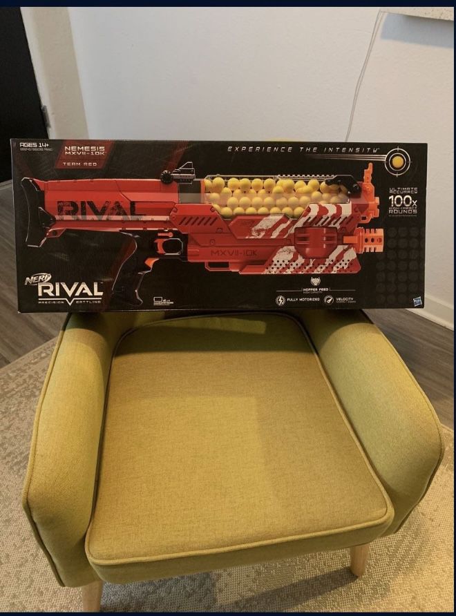 Nerf Rival  Nemesis- Red ( Brand New )