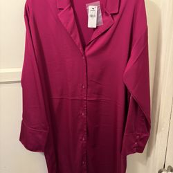 Express Women Silky Button Shirt