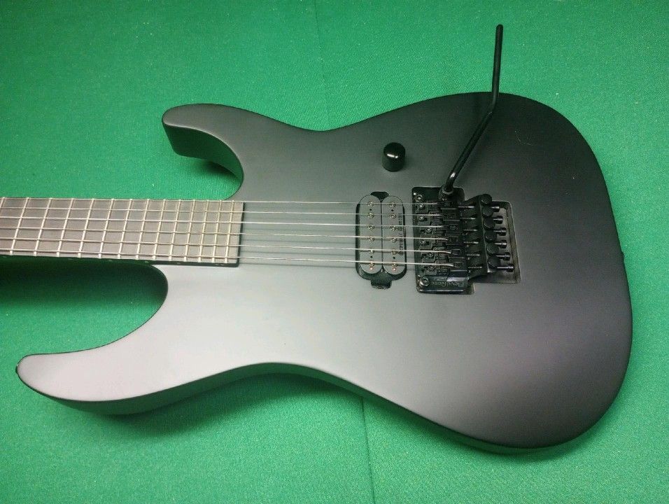 ESP LTD M-Black Metal - Black Satin Guitar Excellent shapeÂ