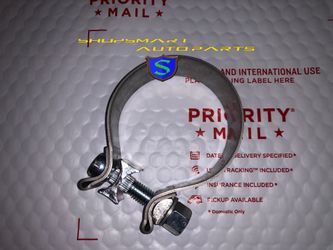 1 x 2.5" Stainless Steel Band Exhaust Clamp Buckle type-powerful Narrow Band Exhaust Clamp Seal Band USA shipping