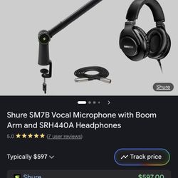 Shure Microphone And Headset