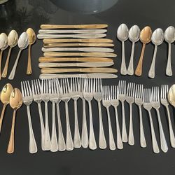 Forks, Spoons, Butter Knives - 50 total pieces of flatware