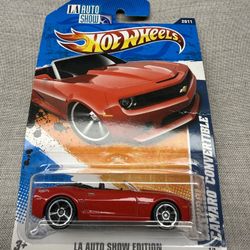 2011 LA Auto Show Camaro Convertible Hot Wheels