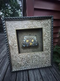 Vintage Framed Beaded Handbag Shadow Box Wall Art (Set of 2) - $100 OBO