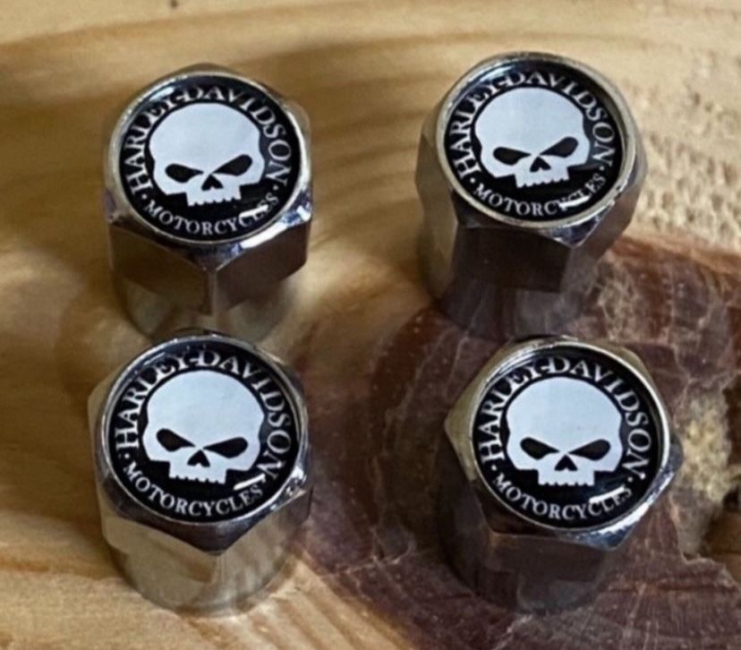 Brand New Harley Davidson tire valve stem covers