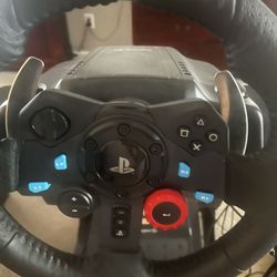 Racing Sim Logitech Streering  G923 With Side Shifter