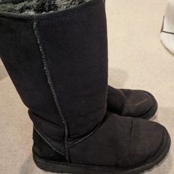 UGGs Tall Black Size Women's 8