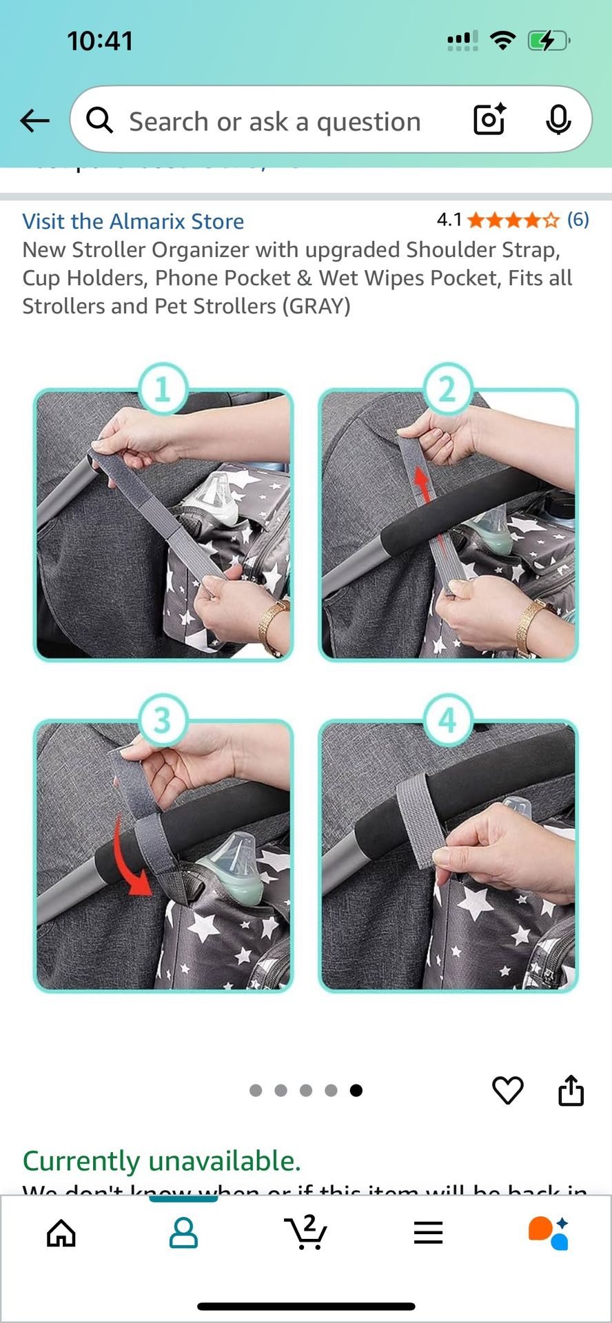 Almarix Stroller Organizer