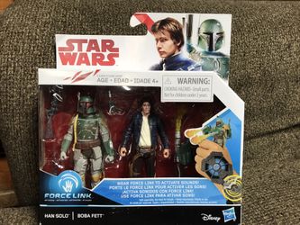 Star Wars Han Solo & Boba Fett figure set