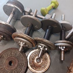 Weights For Sale Take All Of Them $140😃😃😃😃