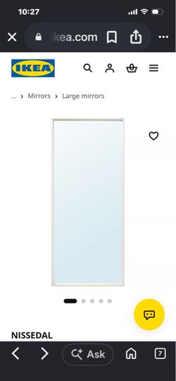 IKEA NISSEDAL Full-Length Mirrors – 2 for $85
