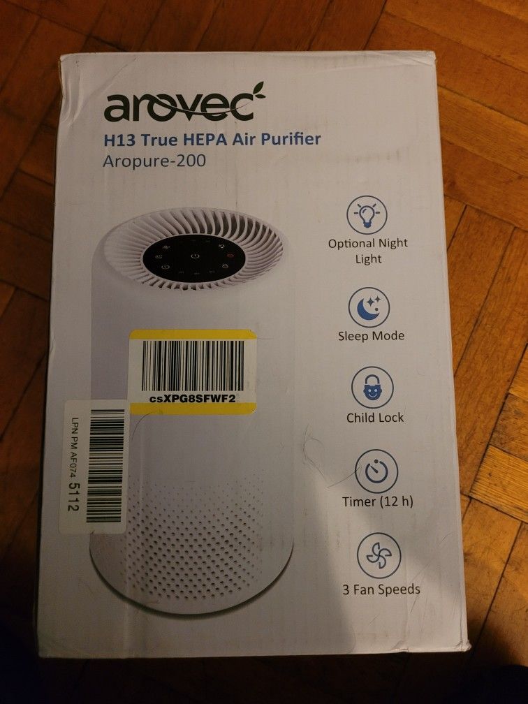 Arovec H13 Hepa Filter Air Purifier