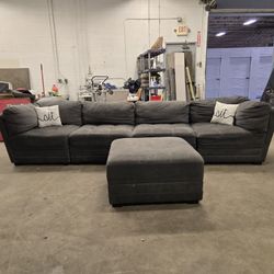 *Same Day Delivery Available!* 
5 Piece Grey Modular Sectional