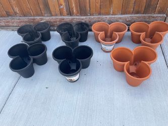 7 Stacking Garden 🪴 planters 3 sections each. 3 never used