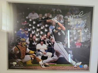 Munetaka Murakami first home run signed numbered frame