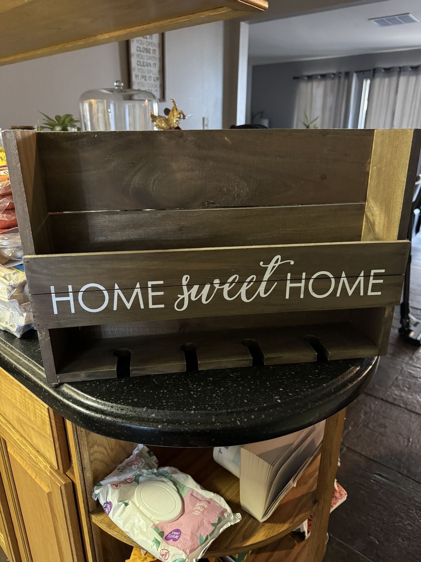 Wine Bottle And Glass Holder