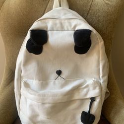Panda Face Backpack - Brand New