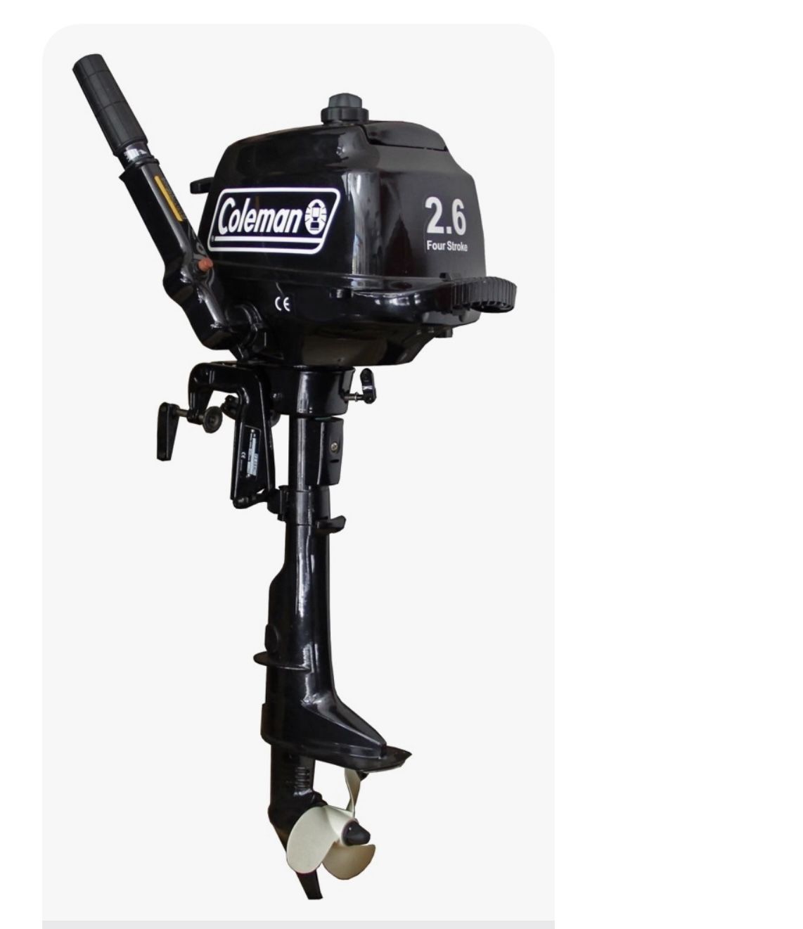 Coleman 2.6HP 4 Stroke Outboard Motor