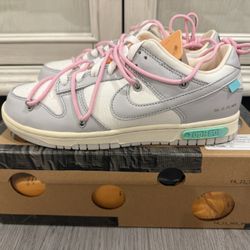 Nike Dunk Low Off-White Lot 9 Size 8M/9.5W