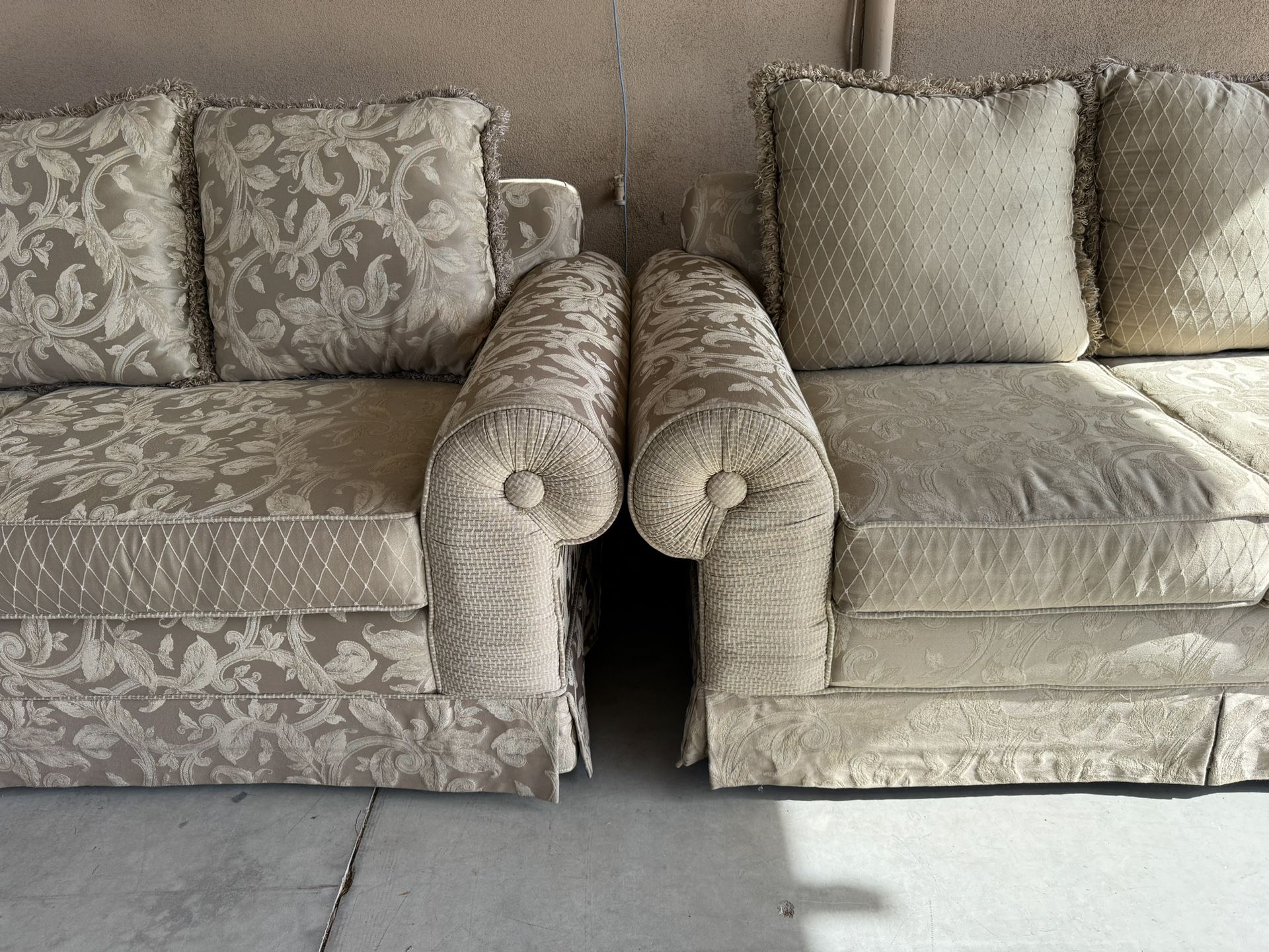 Sofa Couch Set / Sofa and Loveseat Very Comfortable