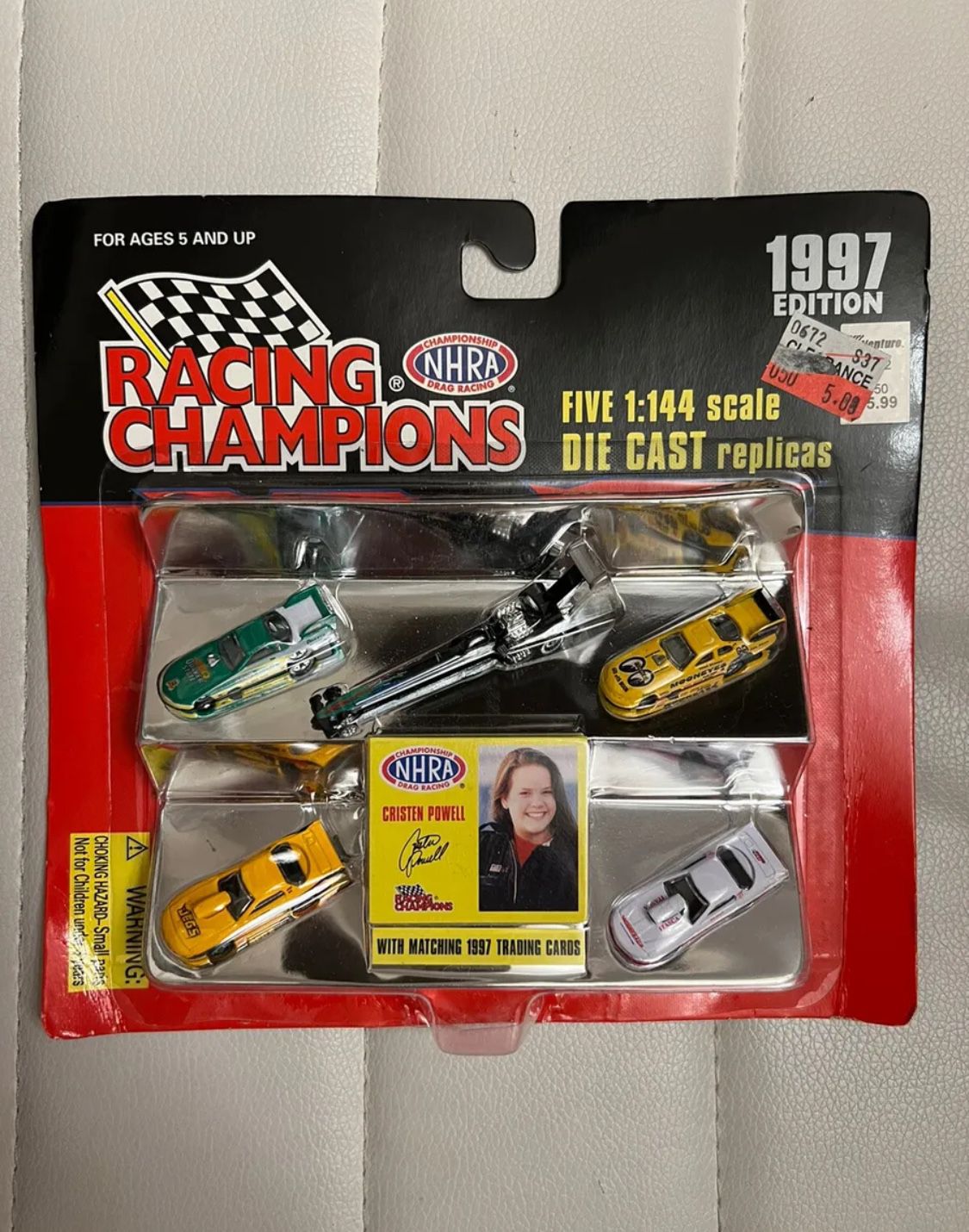 racing champions Mini Cars 1/144 five replica set nhra 1997 edition cristen powell
