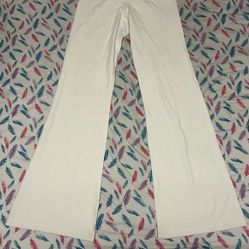Lululemon White Yoga Pants
