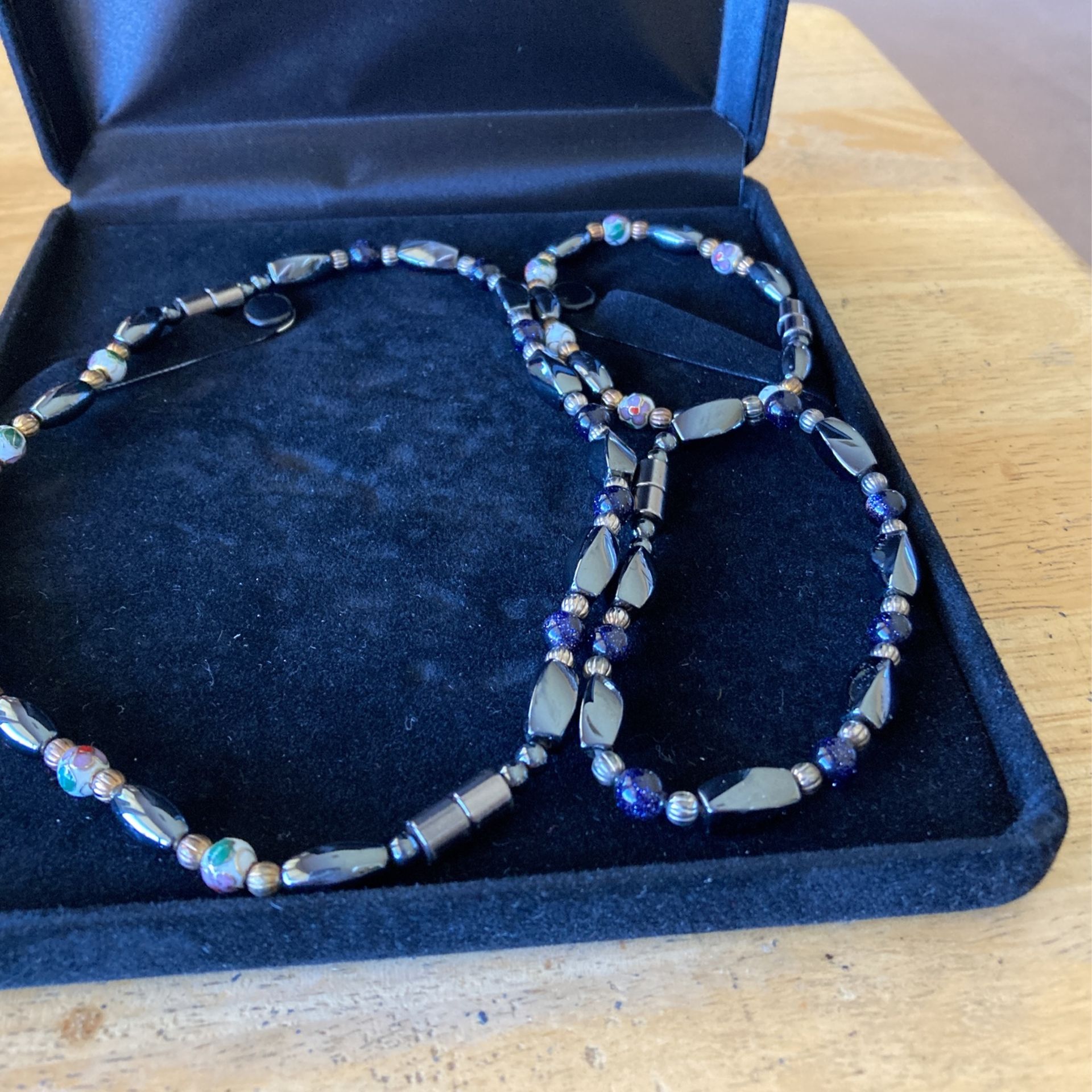 16” Necklace And Two 8” Bracelets 