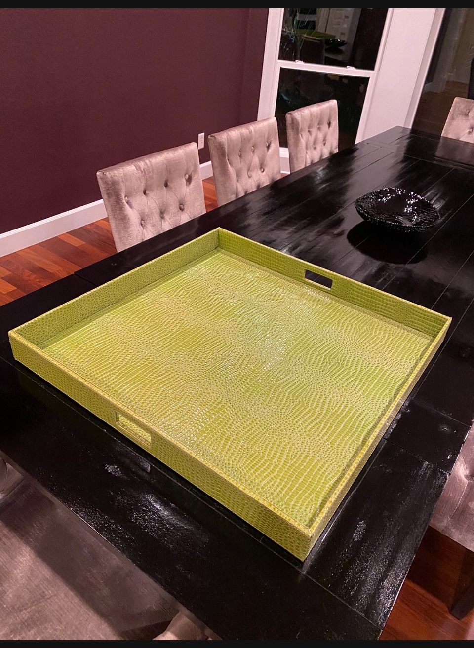 Zgallerie Embossed Coffee Table Tray 30x30