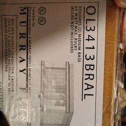 MURRAY FEISS - Light Fixture Indoor Or Outdoor NEW- GREAT BRAND /PROBABLY BEST DEAL 🚨