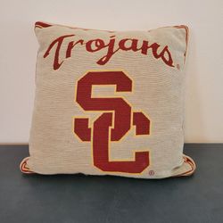 USC Trojans Canvas Pillow 15"