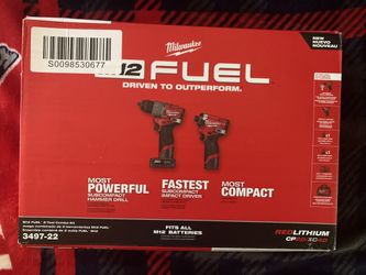 M12 Fuel 1/2 Hammer Drill Combo Kit 