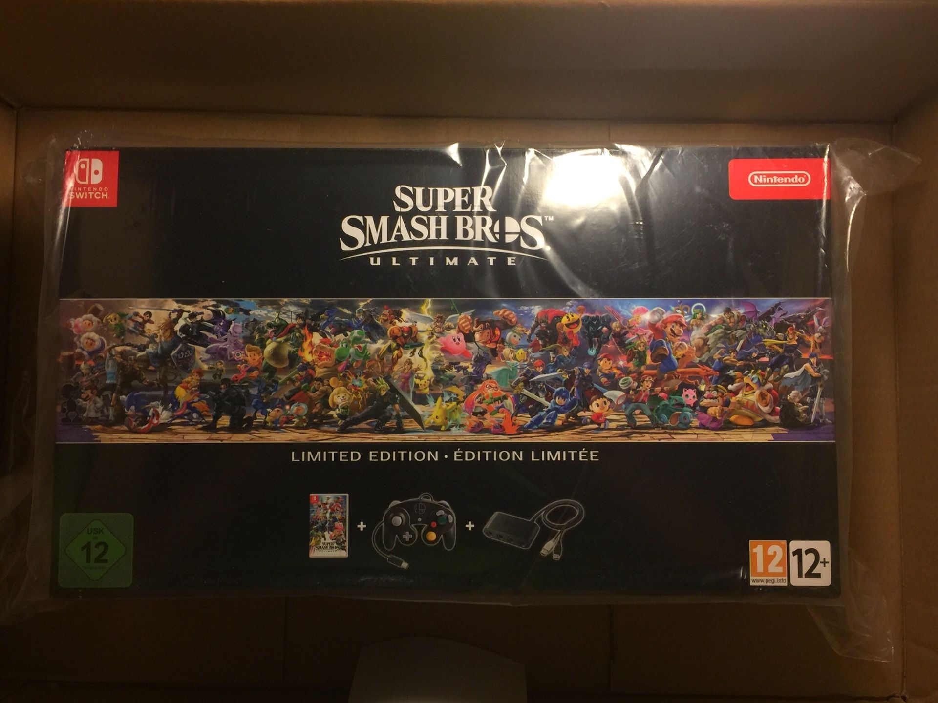 Super smash bros ultimate(game and controller) WITH Nintendo Switch console